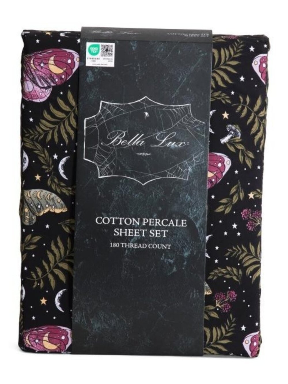 BELLA LUX 180tc Moonmoth Sheet Set